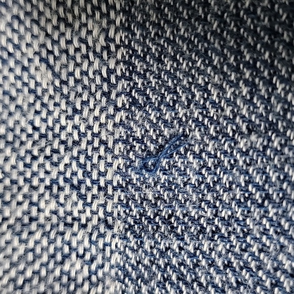 Johnnie-O Teton Shacket Shirt Stripe Button Down Collared Long Sleeve Pockets XL - Picture 7 of 15